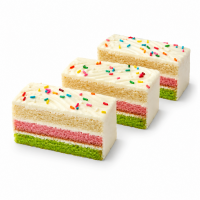 Ribbon Cake Slice (6Pcs)