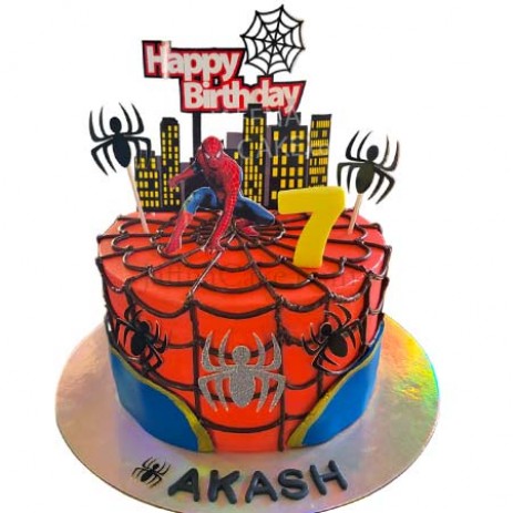 Spider Man Cake 