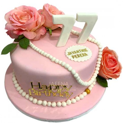 Cuppake - Happy 77 years! 😊🎂🌸💐 #nakedcake #nakedcakes... | Facebook